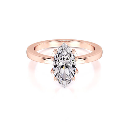 Arielle Lab Grown Diamond Ring | Rose Gold | 1
