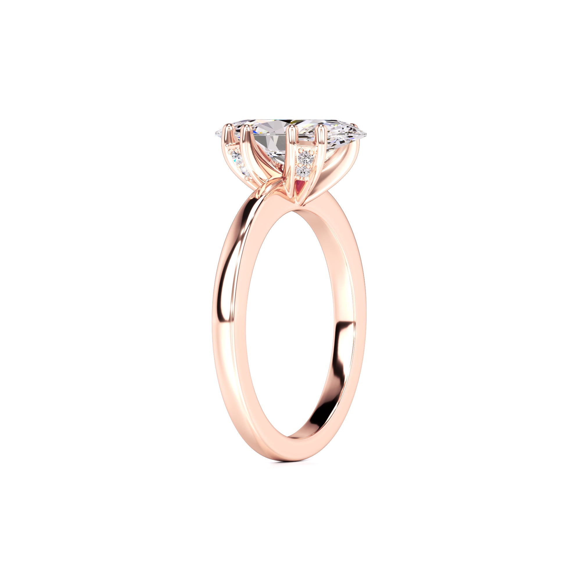 Arielle Lab Grown Diamond Ring | Rose Gold | 3