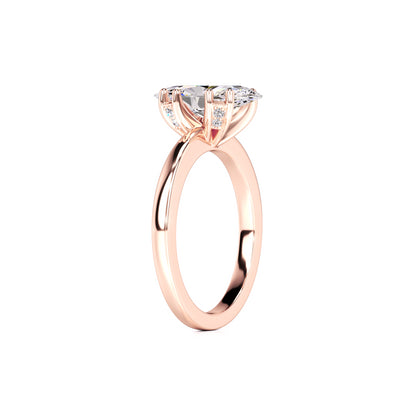 Arielle Lab Grown Diamond Ring | Rose Gold | 3