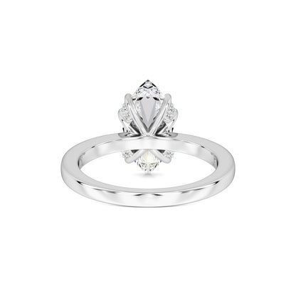 Arielle Moissanite & Lab Grown Diamond Ring | White Gold | 3