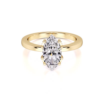 Arielle Lab Grown Diamond Ring | Yellow Gold | 1