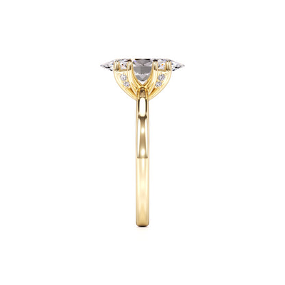 Arielle Lab Grown Diamond Ring | Yellow Gold | 4