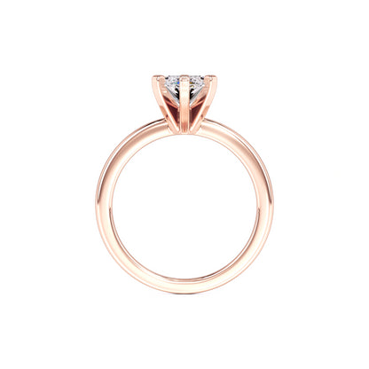 Lydia Moissanite Ring | Rose Gold | 4