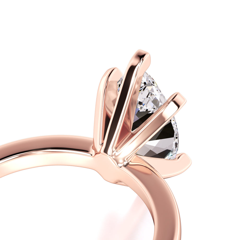 Lydia Lab Grown Diamond Ring | Rose Gold | 2
