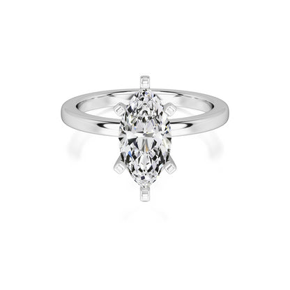Lydia Lab Grown Diamond Ring | White Gold | 1