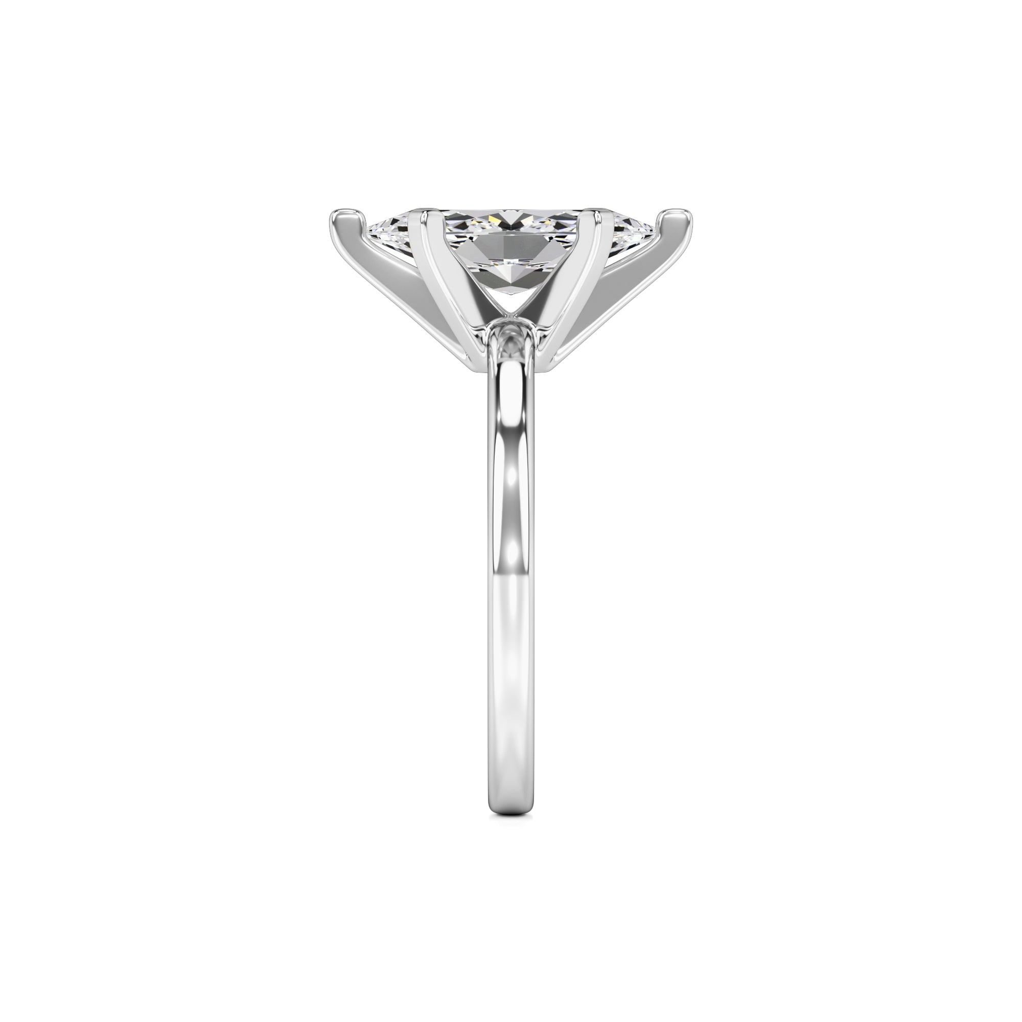 Lydia Lab Grown Diamond Ring | White Gold | 4