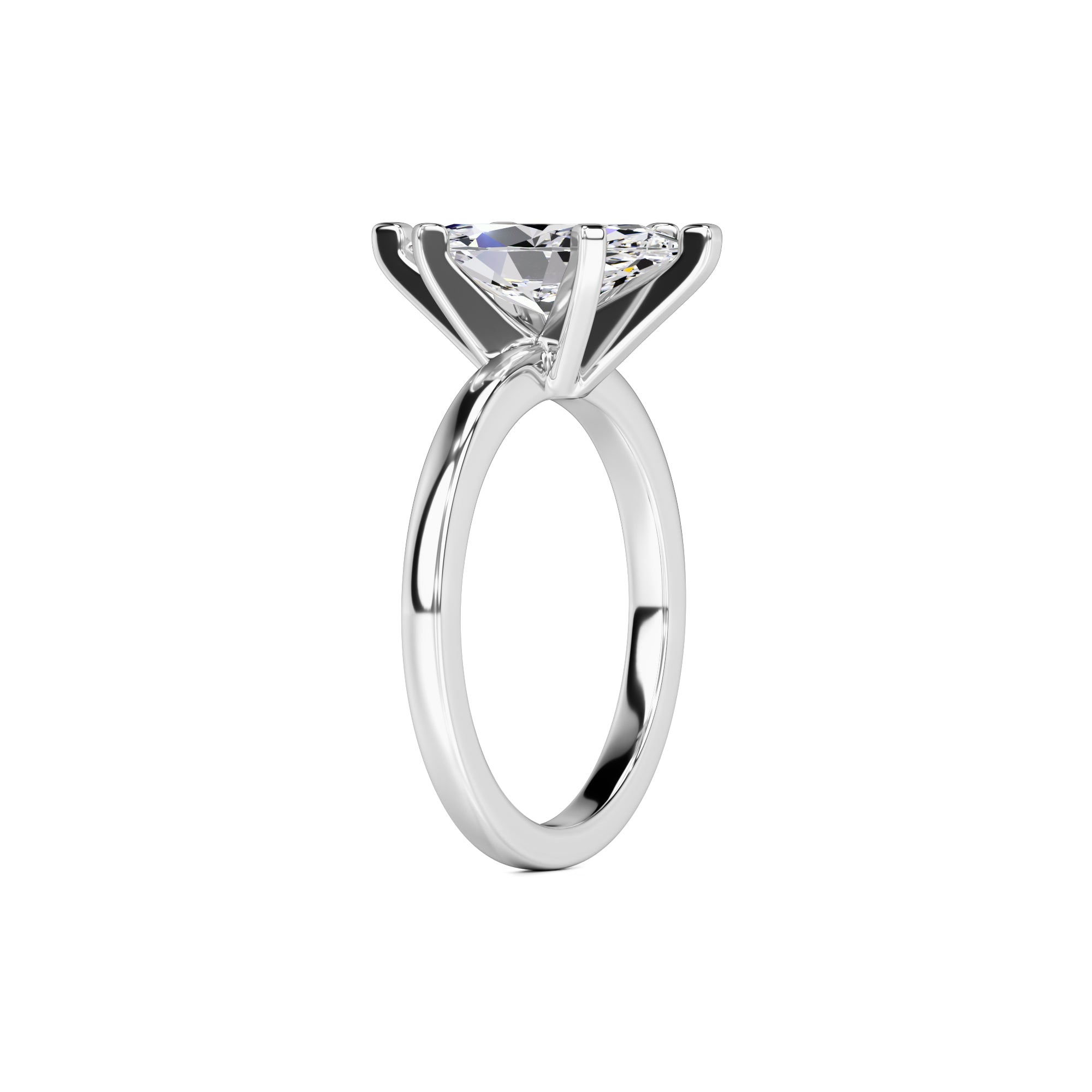 Lydia Lab Grown Diamond Ring | White Gold | 3