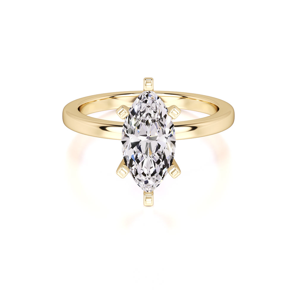 Lydia Lab Grown Diamond Ring | Yellow Gold | 1