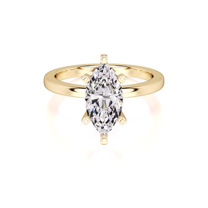 Lydia Lab Grown Diamond Ring | Yellow Gold | 1