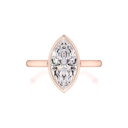Kendra Moissanite Ring | Rose Gold | 1