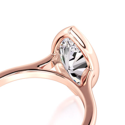 Kendra Moissanite Ring | Rose Gold | 2