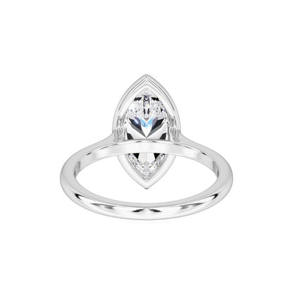 Kendra Moissanite Ring | White Gold | 3