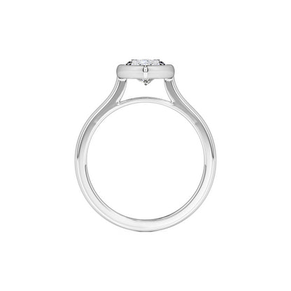 Kendra Moissanite Ring | White Gold | 4