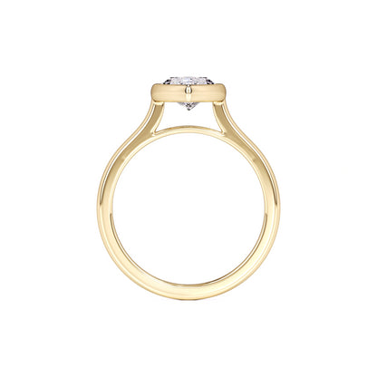 Kendra Moissanite Ring | Yellow Gold | 4