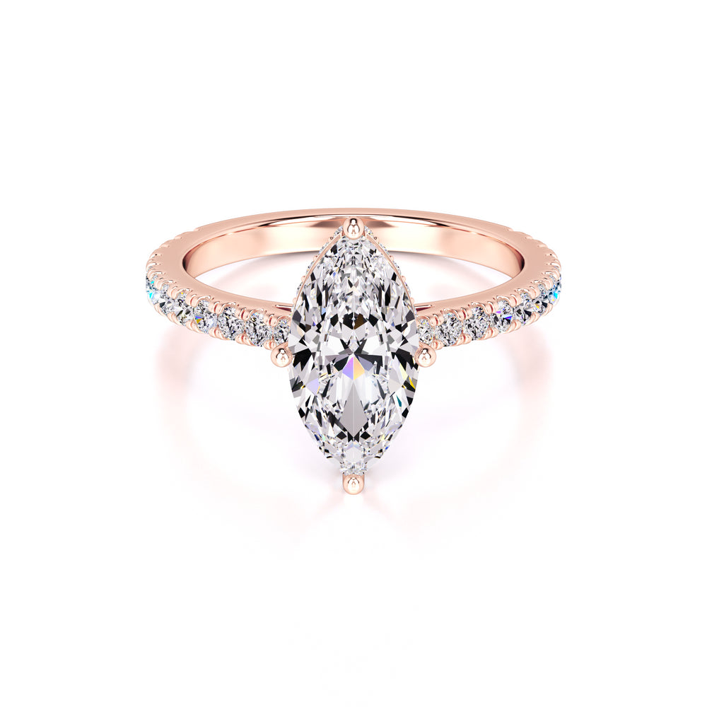 Zoey Lab Grown Diamond Ring | Rose Gold | 1