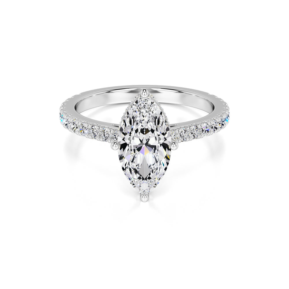 Zoey Lab Grown Diamond Ring | White Gold | 1