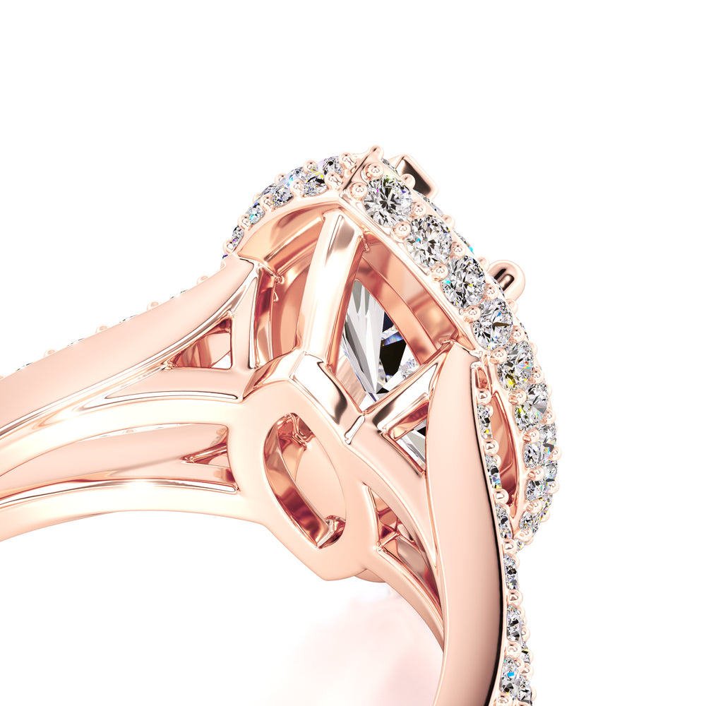 Jasmine Lab Grown Diamond Ring | Rose Gold | 2