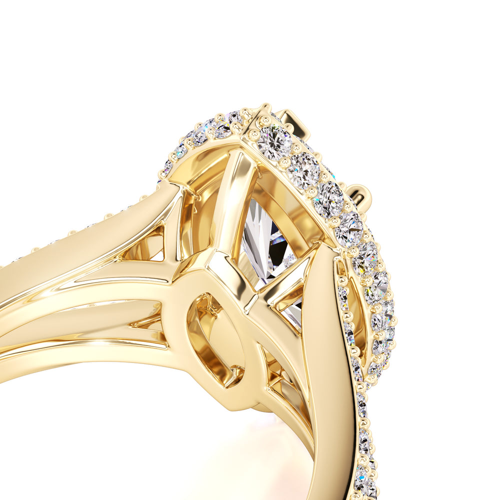 Jasmine Lab Grown Diamond Ring | Yellow Gold | 2