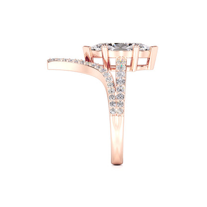 Claudia Lab Grown Diamond Ring | Rose Gold | 4