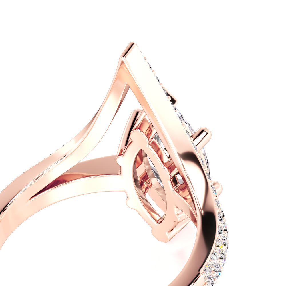 Claudia Lab Grown Diamond Ring | Rose Gold | 2