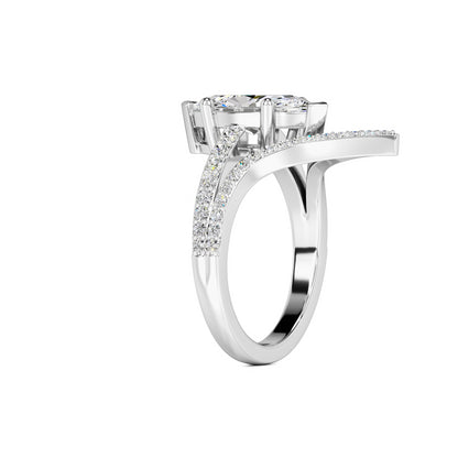 Claudia Lab Grown Diamond Ring | White Gold | 3