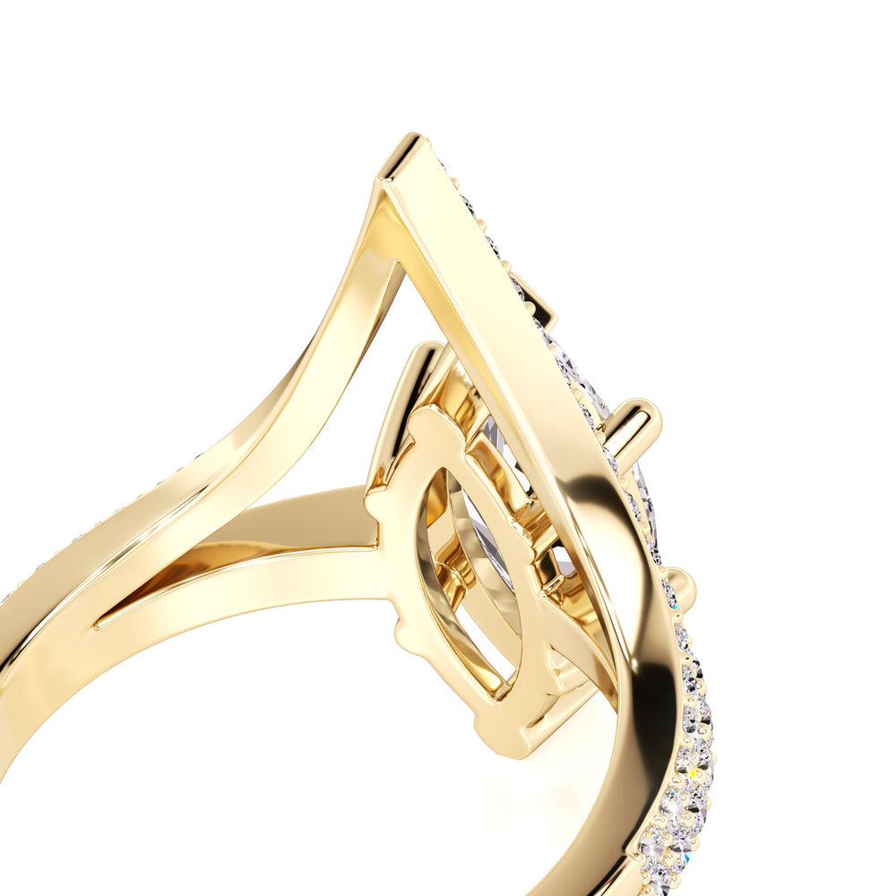 Claudia Lab Grown Diamond Ring | Yellow Gold | 2