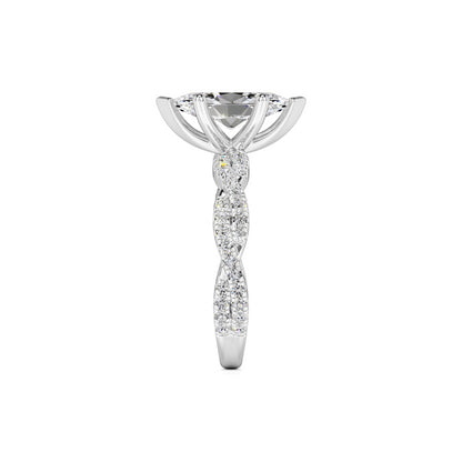 Amaya Lab Grown Diamond Ring | White Gold | 4