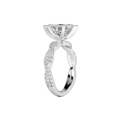 Amaya Lab Grown Diamond Ring | White Gold | 3