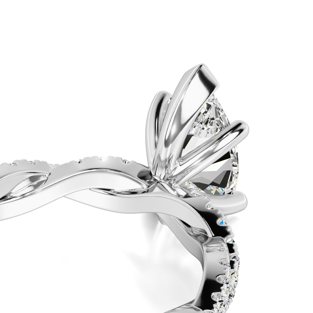Amaya Lab Grown Diamond Ring | White Gold | 2