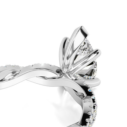Amaya Lab Grown Diamond Ring | White Gold | 2