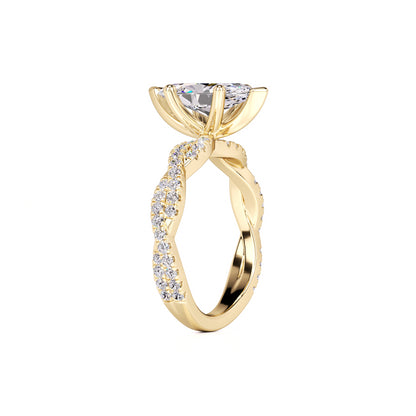 Amaya Lab Grown Diamond Ring | Yellow Gold | 3