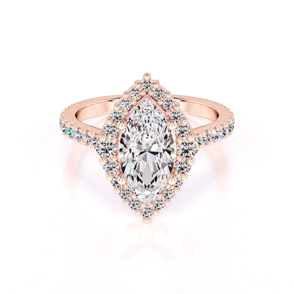 Camila Lab Grown Diamond Ring | Rose Gold | 1