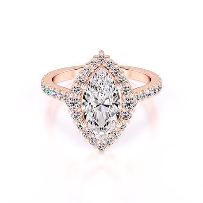 Camila Lab Grown Diamond Ring | Rose Gold | 1