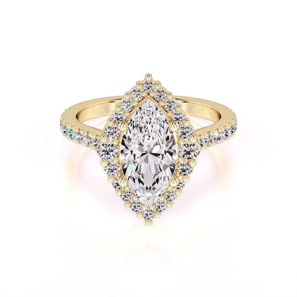 Camila Lab Grown Diamond Ring | Yellow Gold | 1