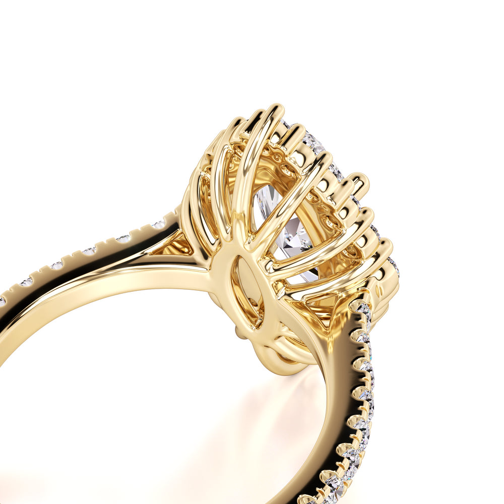 Camila Lab Grown Diamond Ring | Yellow Gold | 2