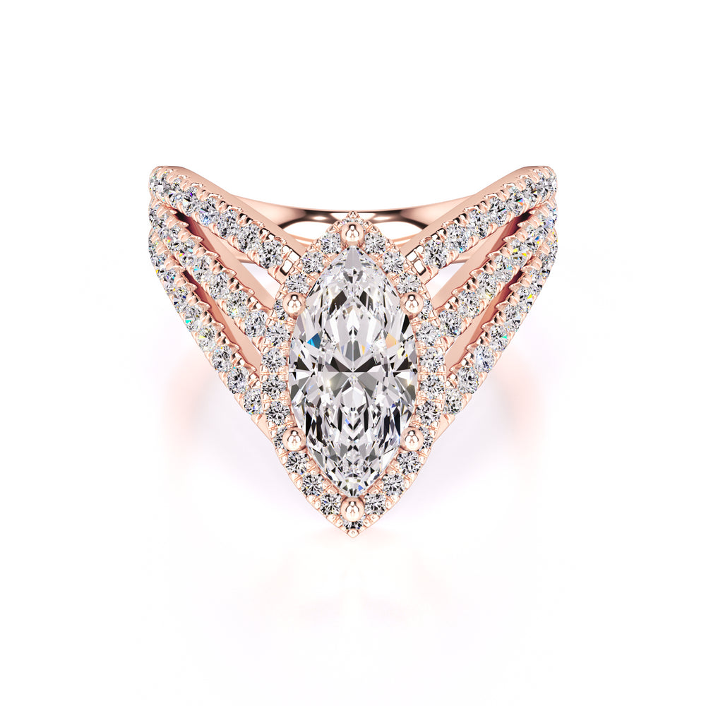Maddox Lab Grown Diamond Ring | Rose Gold | 1