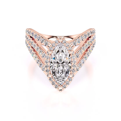 Maddox Lab Grown Diamond Ring | Rose Gold | 1