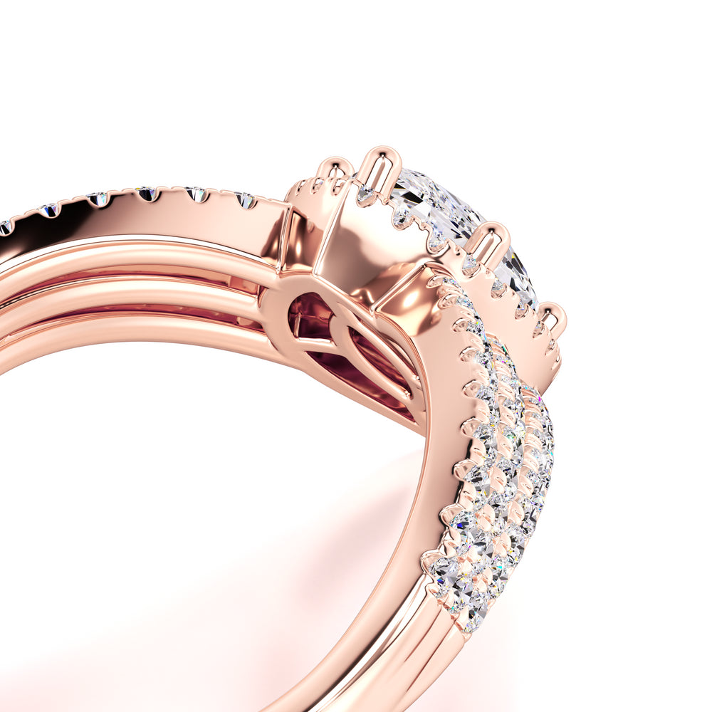 Maddox Lab Grown Diamond Ring | Rose Gold | 2