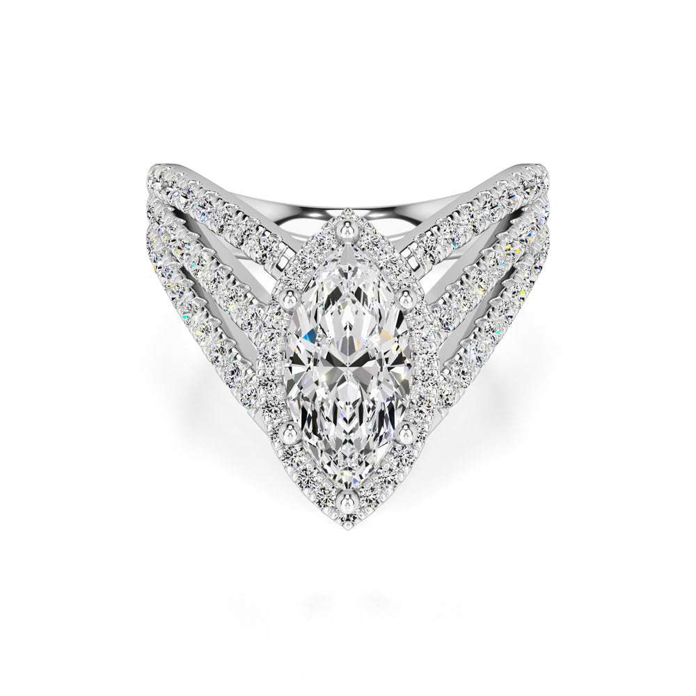 Maddox Lab Grown Diamond Ring | White Gold | 1