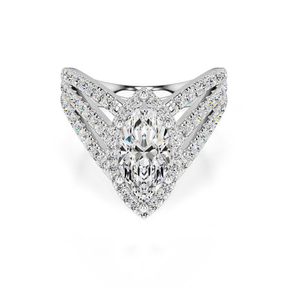 Maddox Lab Grown Diamond Ring | White Gold | 1