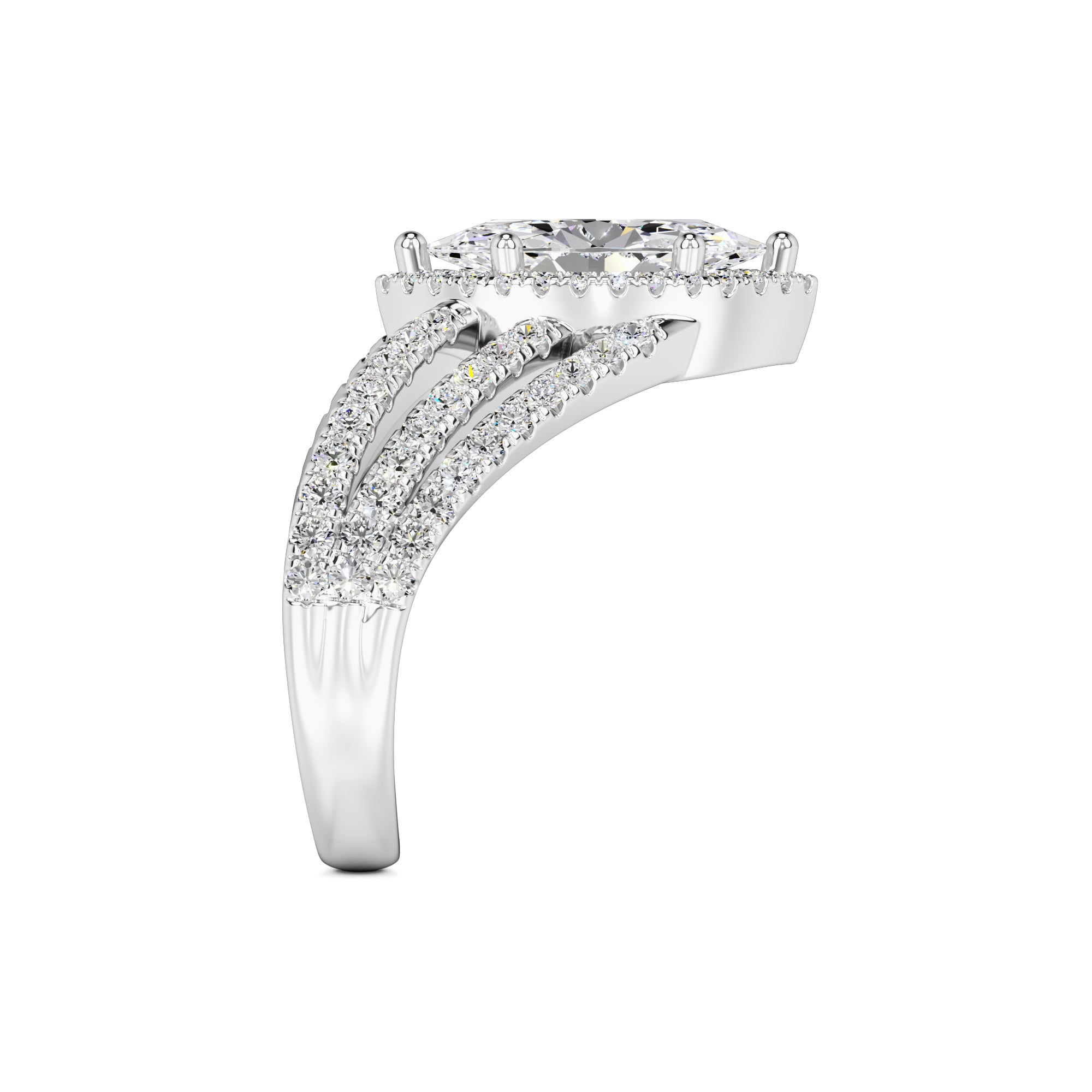 Maddox Lab Grown Diamond Ring | White Gold | 4