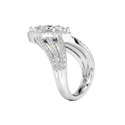 Maddox Lab Grown Diamond Ring | White Gold | 3