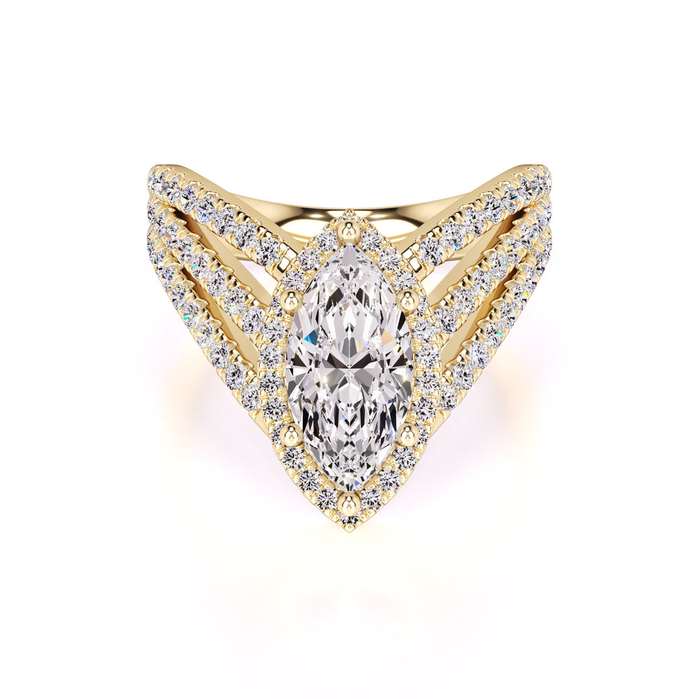 Maddox Lab Grown Diamond Ring | Yellow Gold | 1