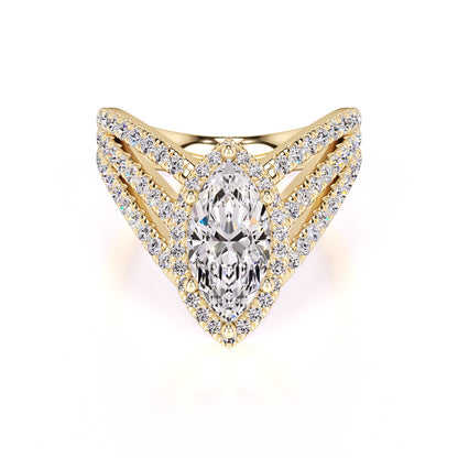 Maddox Lab Grown Diamond Ring | Yellow Gold | 1