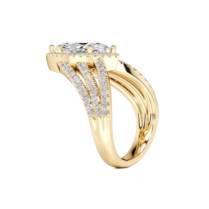 Maddox Lab Grown Diamond Ring | Yellow Gold | 3