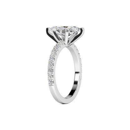 Genevieve Lab Grown Diamond Ring | White Gold | 3