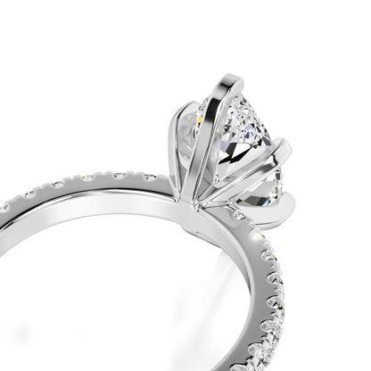 Genevieve Lab Grown Diamond Ring | White Gold | 2