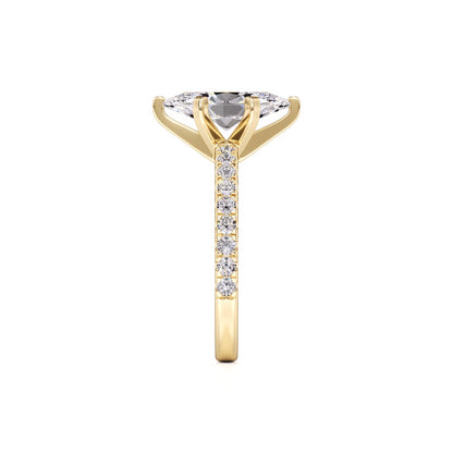 Genevieve Lab Grown Diamond Ring | Yellow Gold | 4