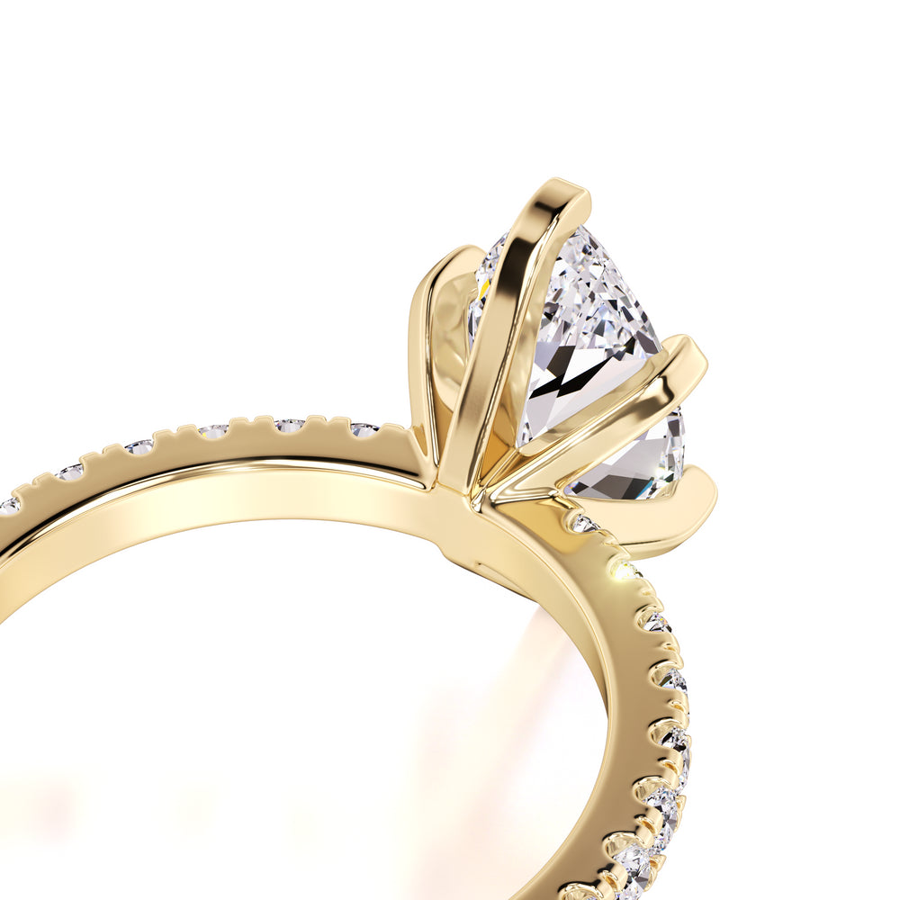 Genevieve Lab Grown Diamond Ring | Yellow Gold | 2