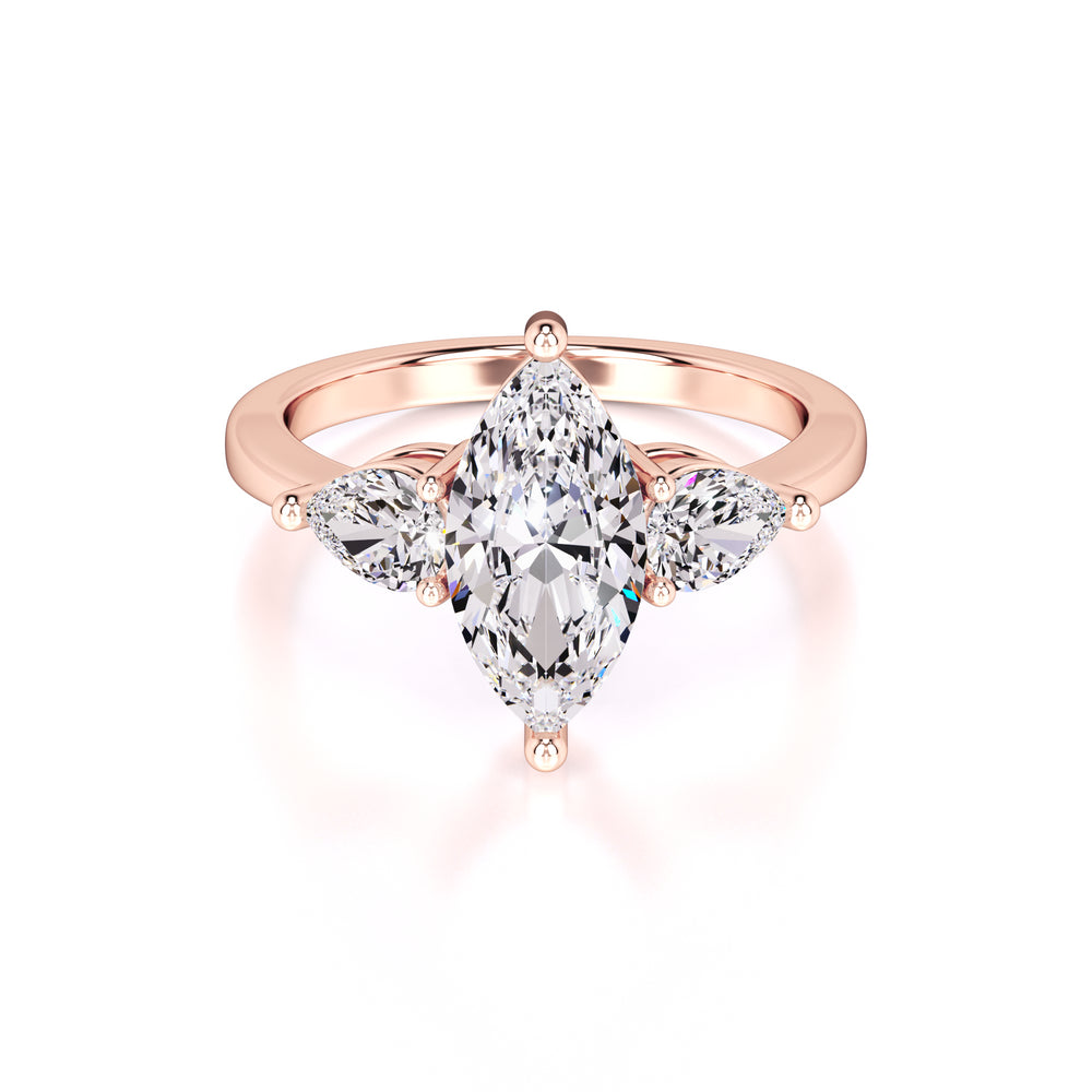 Winnie Lab Grown Diamond Ring | Rose Gold | 1
